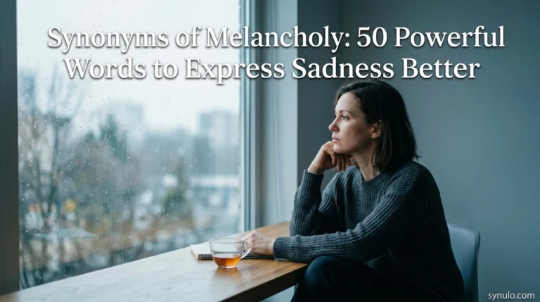 synonyms of melancholy
