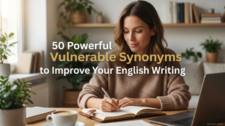 vulnerable synonyms