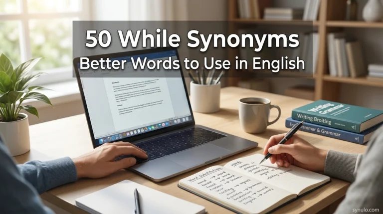 while synonyms