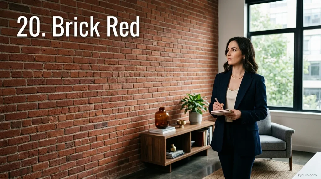 20. Brick Red