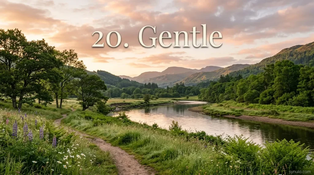 20. Gentle