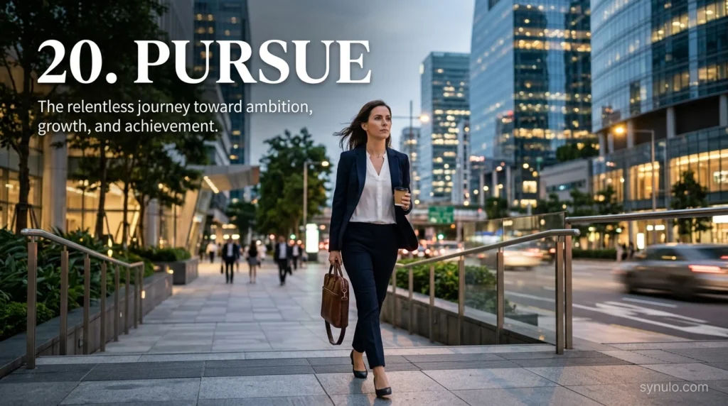20. Pursue