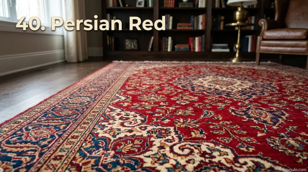 40. Persian Red