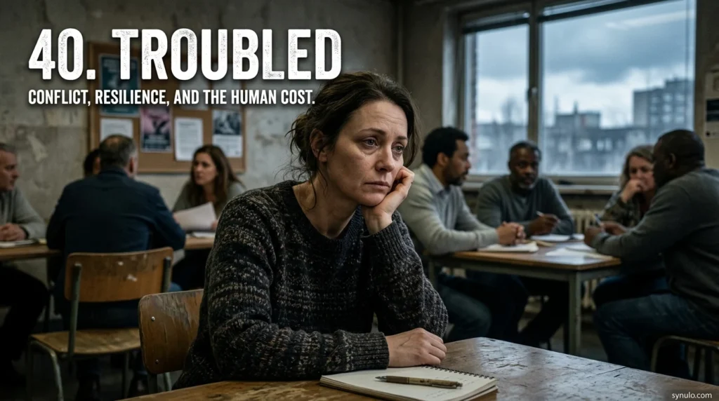40. Troubled