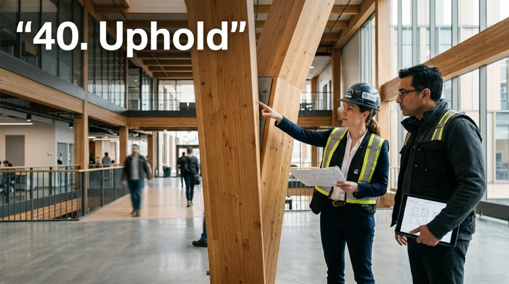 40. Uphold