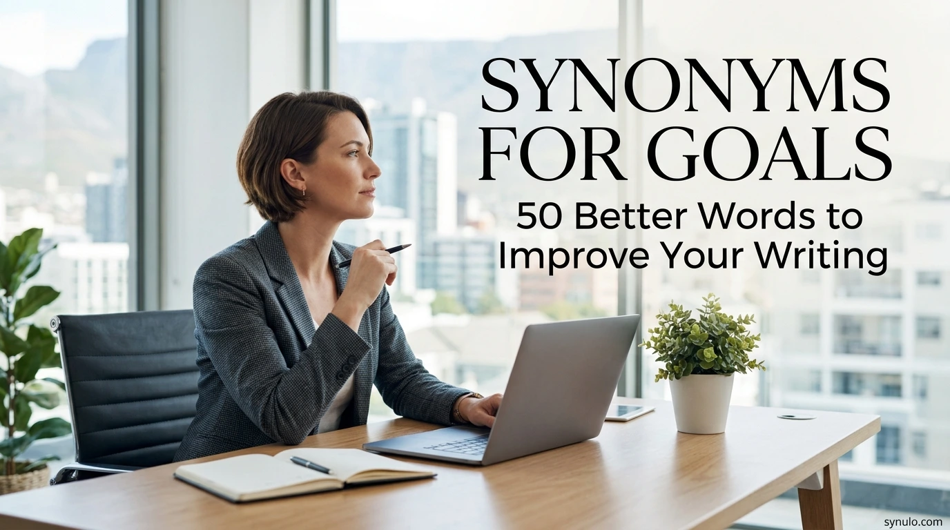 synonyms for goals