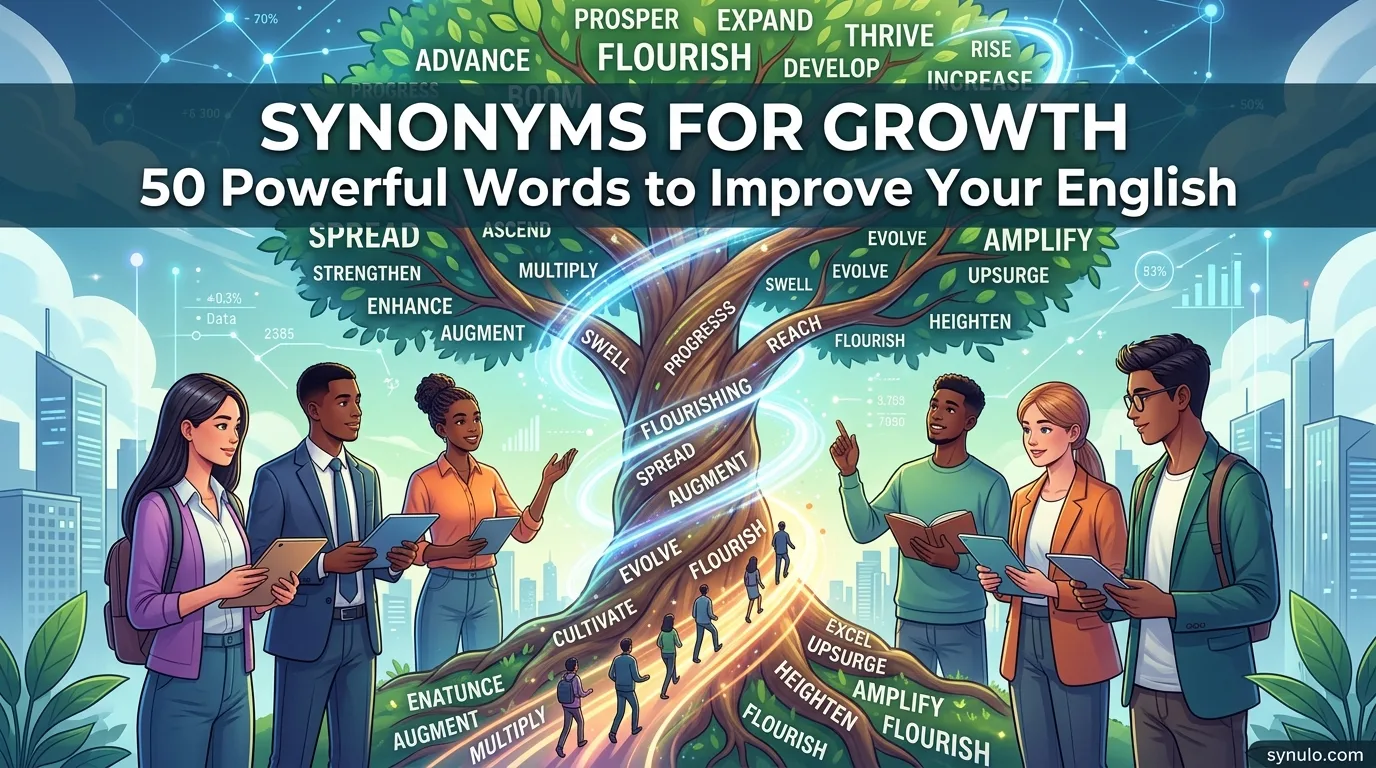synonyms for growth