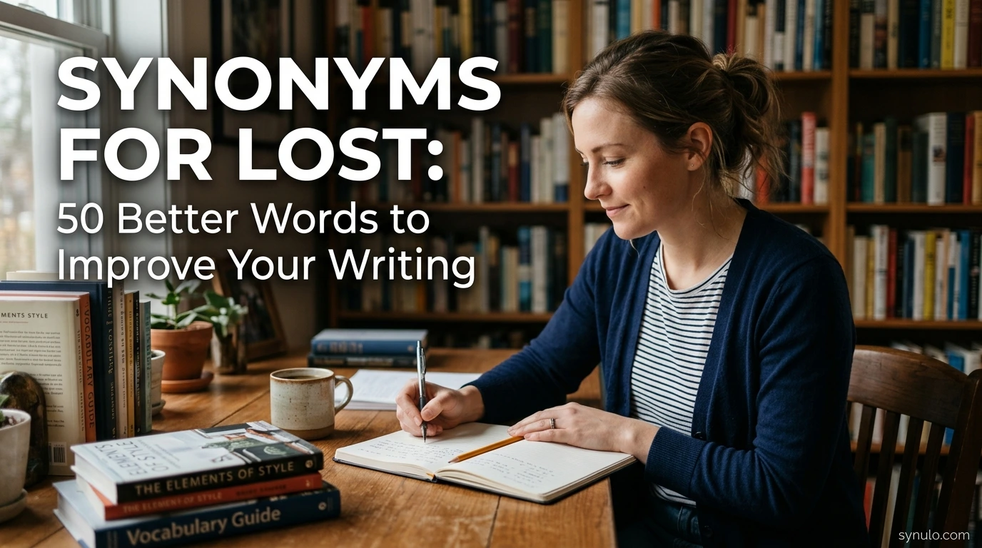 synonyms for lost