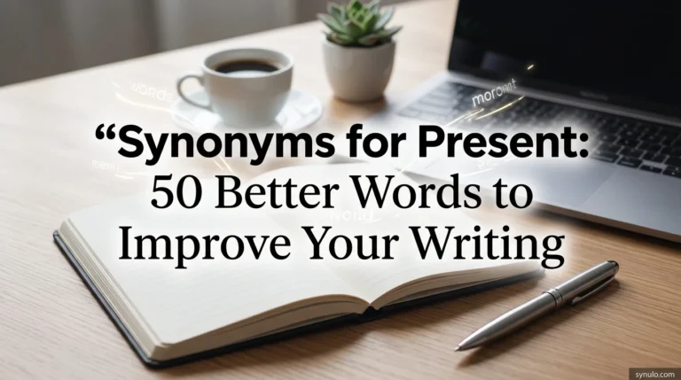 synonyms for present