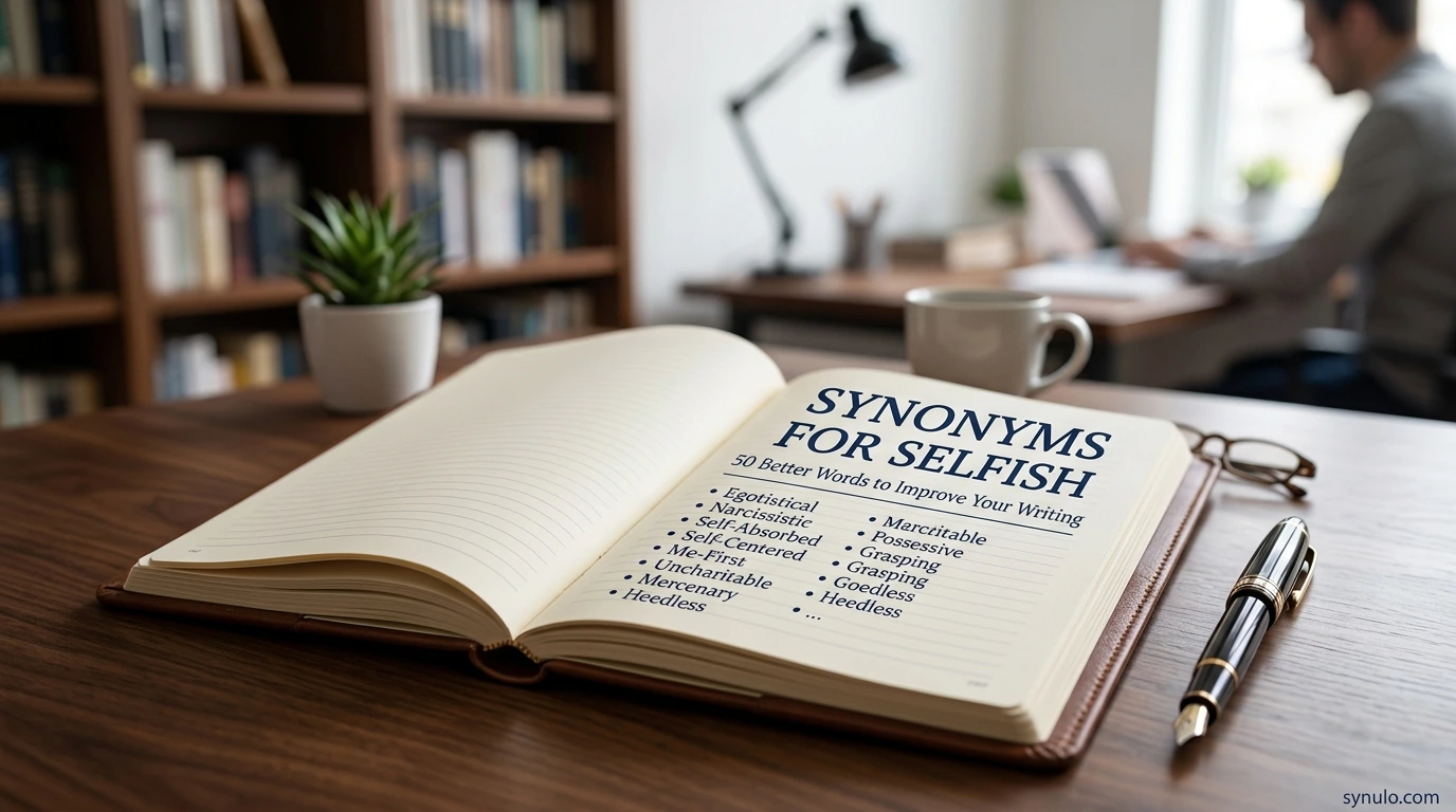synonyms for selfish