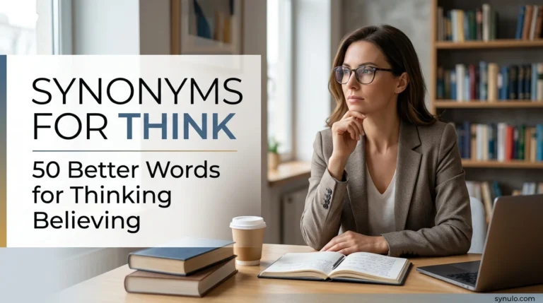 synonyms for think