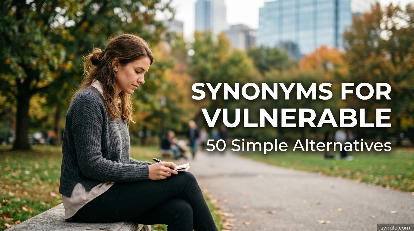 synonyms for vulnerable